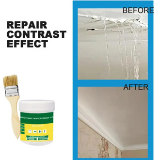 30g Transparent Waterproof Glue Plus Brush Sealing Paste Leakproof Glue For Exterior Wall Bathroom Toilet Floor Tiles TSLM1