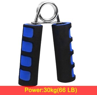 30Kg Foam Handgreep Carpaal Versterken Expander Fitness Onderarm Arms Spier Vinger Grijper Trainer Sterkte Apparatuur blauw
