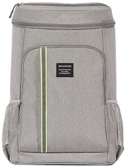 30L Cool Bag Rugzak-Geïsoleerde Rugzak Grote Capaciteit Lichtgewicht Waterdichte Koeler Tassen Voor Camping Wandelen Picknick Dagrugzak Grijs