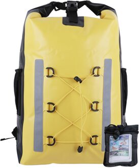 30L Drijvende Dry Bag Verdikking Outdoor Waterdichte Rugzak Zwemmen Drogen Tassen Voor Rafting Varen Kajakken Water Sporttas geel