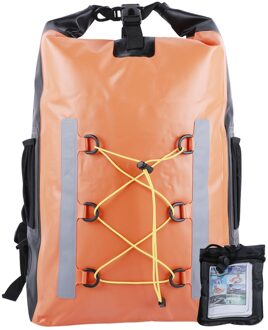 30L Drijvende Dry Bag Verdikking Outdoor Waterdichte Rugzak Zwemmen Drogen Tassen Voor Rafting Varen Kajakken Water Sporttas oranje