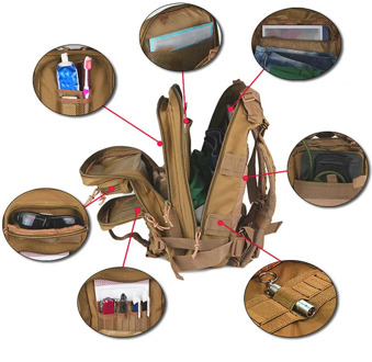 30L Men Women Outdoor Military Army Tactical Backpack Trekking Sport Travel Rucksacks Camping Hiking Fishing Bags