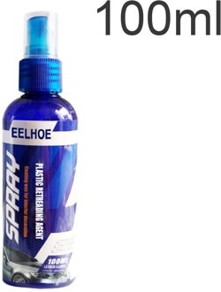 30Ml/100Ml Plastic Onderdelen Loopvlakvernieuwing Middel Auto Polish Wax Plastic Lederen Loopvlakvernieuwing Agent Auto Interieur Cleaner Auto schoonmaken