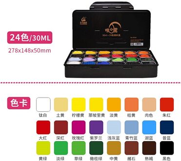 30Ml * 40 Kleuren Professionele Gouache Aquarel Schildert Met Gereedschap Unieke Jelly Cup Gouache Voor Kunstenaars Studenten