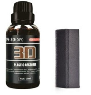 30Ml Auto Coating Wax 3D Verminderen Krassen Auto Plastic Restorer Fix Super Cleaning Tools Coating Wax Spons