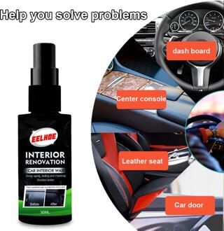 30Ml Auto Plastic Renovatie Agent Instrument Panel Auto Interieur Auto Plastic Gerenoveerd Coating Auto Accessoires Interieur