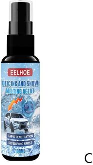 30Ml Auto Removal De-Icing-Agent Multifunctionele Voorruit Ontdooien Smelten Auto Ice Glas Remover Tool Deicing M2F8