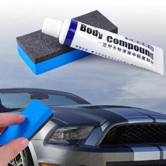 30ml Car Body Compound Paste Set Scratch Paint Care Auto Polishing Grinding Compound Sponge Repair Kit Paint Maintenance Care