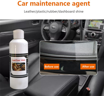 30ml Plastic Parts Retreading Agent Interior Leather Maintenance Cleaner Refurbisher Agent Car Moisturize Leather Care Remove