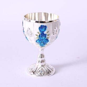 30Ml Retro Creatieve Kleine Drank Wijn Cup Goud Europese Stijl Huis Bar Bier Glas Koffie Beker Benen