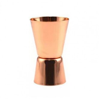 30Ml Rvs Cocktail Shaker Meet Cup Dual Shot Drink Geest Meet Jigger Wijn Shaker Mixer Cup Keuken Bar gereedschap roos goud