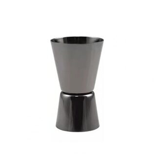 30Ml Rvs Cocktail Shaker Meet Cup Dual Shot Drink Geest Meet Jigger Wijn Shaker Mixer Cup Keuken Bar gereedschap zwart