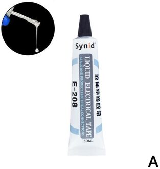 30Ml Vloeibare Elektrische Tape Waterdicht Isolatie Kit Temperatuur Vloeibare Lijm Lassen Slip Voor Motor Circuit Hoge F6G2 wit 30ml
