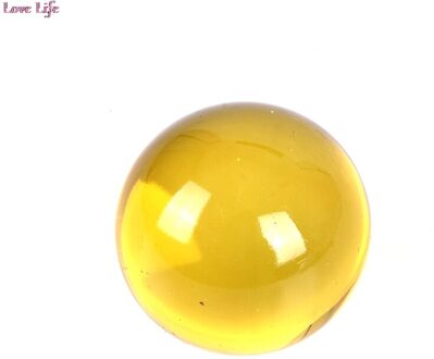 30Mm Crystal Ball Quartz Glas Transparante Bal Bollen Glas Bal Fotografie Ballen Crystal Craft Decor Feng Shui geel