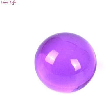 30Mm Crystal Ball Quartz Glas Transparante Bal Bollen Glas Bal Fotografie Ballen Crystal Craft Decor Feng Shui Paars