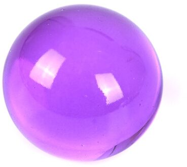 30Mm Crystal Ball Quartz Glas Transparante Bal Bollen Glas Bal Fotografie Ballen Crystal Craft Decor Feng Shui Paars