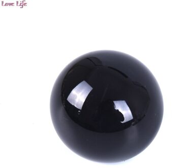 30Mm Crystal Ball Quartz Glas Transparante Bal Bollen Glas Bal Fotografie Ballen Crystal Craft Decor Feng Shui zwart