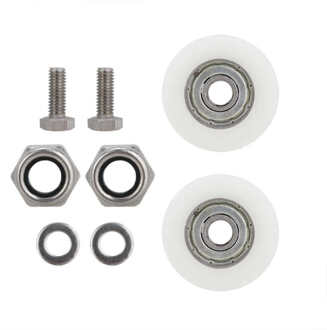 30mm Diameter Elite Greenhouse Door Wheels Replacement Kit Sliding Wardrobe Door Roller Slide Door Wheels
