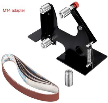 30mm Haakse Slijper Bandschuurmachine Bevestiging Metalen Hout Schuren Riem Adapter voor Schuren Machine Slijpen Polijsten Machine M14