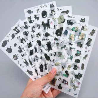 30packs Paper Sticker Decoration Diary Scrapbooking Label Sticker Korean Stationaries Stickers