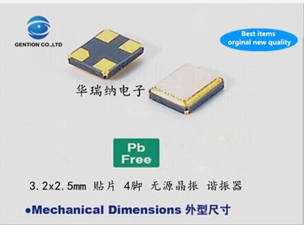 30Pcs 100% En Orginal Crystal 3225 27M 27.000Mhz 27M 4-Pin Crystal Passieve Patch 10ppm