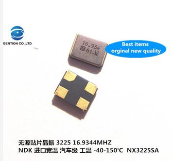 30Pcs 100% En Orginal NX3225SA Ndk 3225 16.9344M 16.9344Mhz 16.934M Passieve Kristal Patch