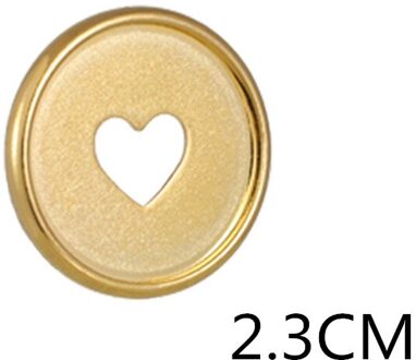 30Pcs 23Mm Binding Ring Notebook Paddestoel Gat Knop Plastic Losbladige Spoel 360 Graden Opvouwbare Plastic Schijf binding Gesp gouden
