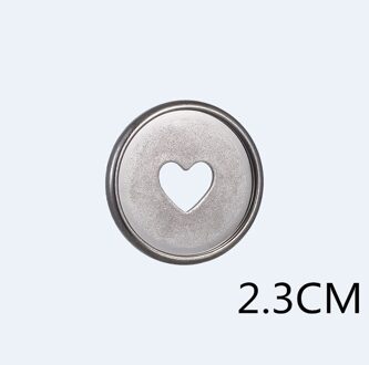 30Pcs 23Mm Binding Ring Notebook Paddestoel Gat Knop Plastic Losbladige Spoel 360 Graden Opvouwbare Plastic Schijf binding Gesp zilver