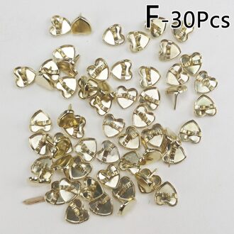 30Pcs 7X20mm Metalen Ronde Brads Scrapbooking Versiering Sluiting Brad Studs Spikes Diy Ambachten Voor Thuis Papier Decoratie F