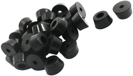 30pcs Black Rubber Feet Chair Floor Protector Non-slip Furniture Feet Table Leg Cover Cabinet Bottom Pads Funiture Legs