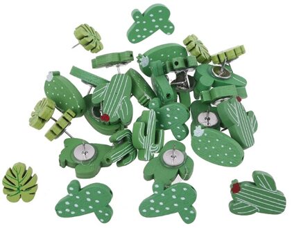 30Pcs Cactus Punaise Punaise Kurk Boord Pins Diy Voor Art Photo Bericht Muur Decoratieve School Kantoorbenodigdheden