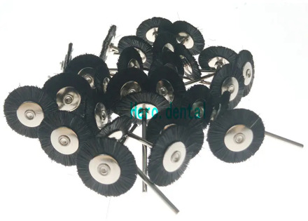 30pcs Dental Lab pristle Brush Polisher Polishing Wheel 2.35mm