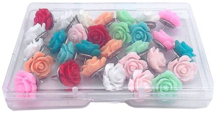 30Pcs Hars Bloem Punaises Punaise Kurk Boord Nail