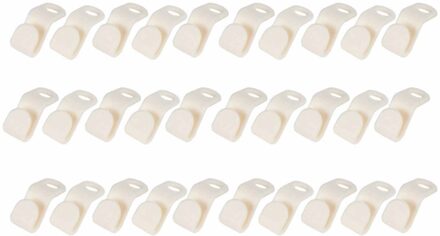 30Pcs Kleerhanger Haak Vouwen Opslag Kledingrek Kast Opknoping Hanger Verbinding Haak Ruimtebesparend Connectors