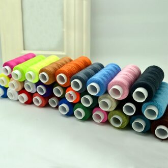 30Pcs Kleurrijke 250 Yards Machine Borduurgaren Diy Naaigaren Kit Draad Naaien Levert