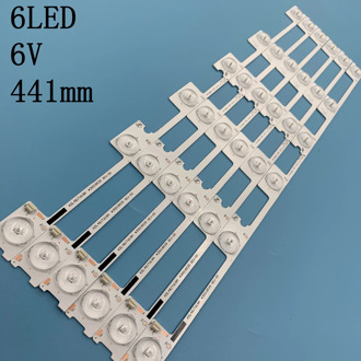 30PCS/Lot 100% New LED Strip Bar Backlight for KONKA KDL48JT618A KDL48SS618U 35018539 35018540 6 LED light (6 V) 442mm