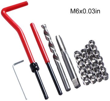 30Pcs M5/M6/M8 Moersleutel Twist Boor Kit Draad Reparatie Tool Kit Voor Herstellen Van Beschadigde Schroefdraad spanner Hoge Snelheid Staal Tap Sterven