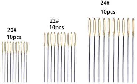 30Pcs Naalden Set Grote Eye Stitchery Borduurwerk Stopnaald Duurzaam Thuis Kruissteek Accessoires Bodkin Naaien Tapestry