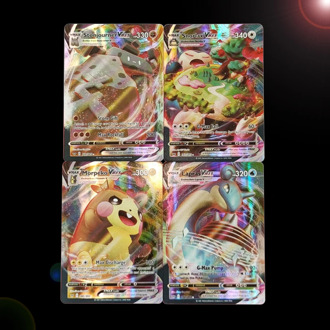 30PCS Pokemon Vmax Flash Cards English Version POKEMON No Repetition Game Collection Cards Christmas Gift Toys Pokemon Cards