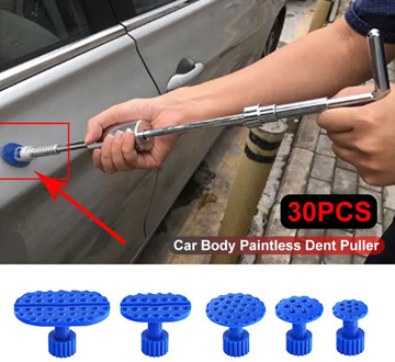 30Pcs The New durable Car Body Paintless Dent Puller Tabs Remover Automobile Repair Tool Set