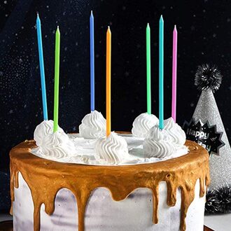 30Pcs Verjaardagstaart Kaarsen Lange Taart Kaars Veilig Flames Kids Birthday Party Wedding Cake Kaars Cake Romantische Decoraties