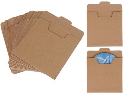 30Pcs Verpakking Enveloppen Cd Dvd Kraftpapier Mouwen Disc Paper Bag Wedding Party Cd Verpakking Envelop Pack Dozen