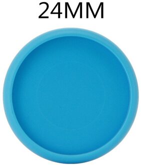 30PCS24mm Effen Plastic Binding Ring Gesp Binding Ring Paddestoel Gat Losbladige Notepad Kleur Gesp Blauw
