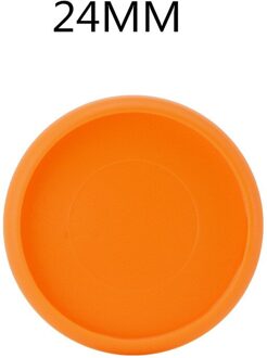 30PCS24mm Effen Plastic Binding Ring Gesp Binding Ring Paddestoel Gat Losbladige Notepad Kleur Gesp Oranje