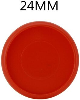 30PCS24mm Effen Plastic Binding Ring Gesp Binding Ring Paddestoel Gat Losbladige Notepad Kleur Gesp Rood