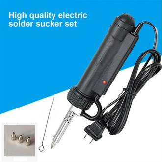 30W 110V Electric Vacuum Solder Sucker Iron Tool Desoldering Pump Iron Gun Soldering Tools Automatic Suction tin Tools