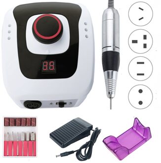 30W 35000Rpm Electric Nail Boor Machine Manicure Pedicure Boor Set Nail Salon Polijsten Frezen Linkerhand Nail boor 35000 Screen