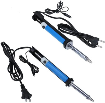 30W Electric Desoldering Pump Soldering Iron Pen Welding Suction Heating Suction Sucker Pen with Nozzle Soldering Tool EU Plug