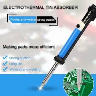 30W Electric Desoldering Pump Soldering Iron Pen Welding Suction Heating Suction Sucker Pen With Nozzle Soldering Tool US/EU