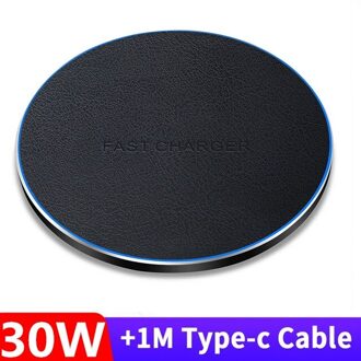 30W Qi Draadloze Oplader Pad Voor Iphone 12 Mini 11 Pro Max Xs Xr X 8 Inductie Oplader 20W Snel Opladen Voor Samsung S20 S10 S9